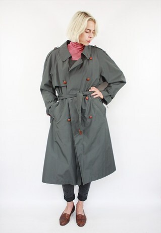 VINTAGE 80'S CLASSIC AWESOME GREY COAT