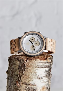 The White Cedar - Handmade Recycled Wood Wristwatch