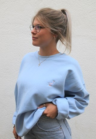 G&G BABYBLUE GOOSE SWEAT
