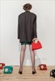 VINTAGE 80S DARK GREY BLAZER