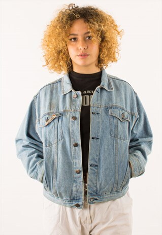 VINTAGE 90S BLUE HARD ROCK CAFE DENIM JACKET