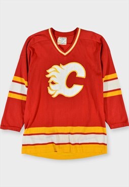 1980's Calgary Flames Ice Hockey Jersey