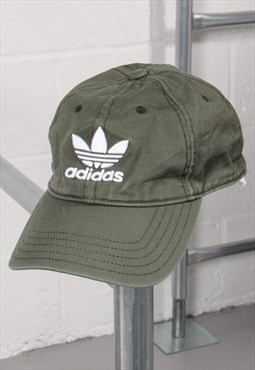 Vintage Adidas Cap in Green Summer Embroidered Sports Hat