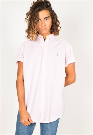VINTAGE 80S POLO RALPH LAUREN SHIRT / ( S4220 / 505 )