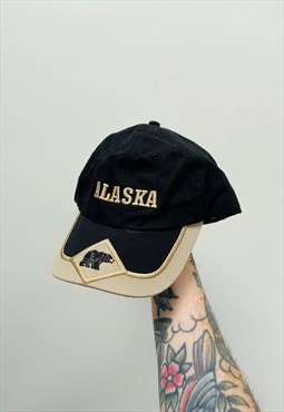 Vintage Alaska USA Embroidered hat cap