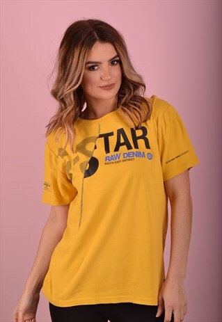 YELLOW G-STAR T-SHIRT GBT4439