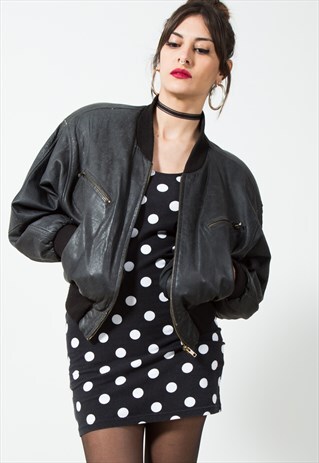 VINTAGE LEATHER JACKET / S148