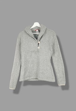Vintage The North Face Hoodie Sweatshirt in Grey S