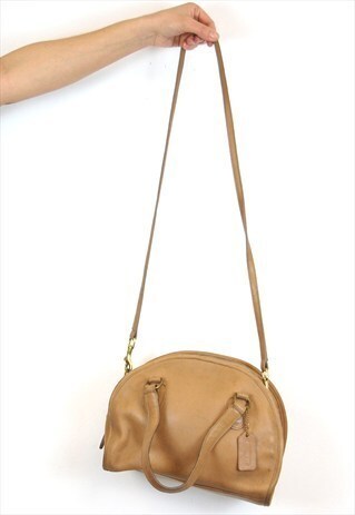 VTG COACH COURT BAG IN TAN- BGL 196