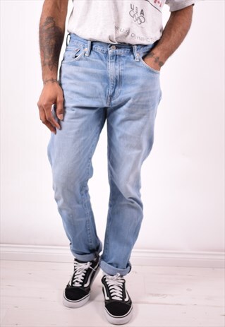 LEVI'S MENS VINTAGE JEANS W33 L34 BLUE 90S