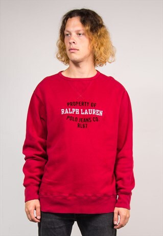 RETRO RALPH LAUREN CREW NECK SWEATSHIRT
