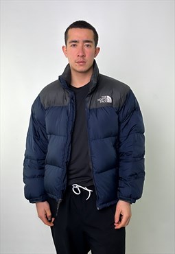 Navy Blue 90s The North Face 700 Series Nuptse Puffer Jacket