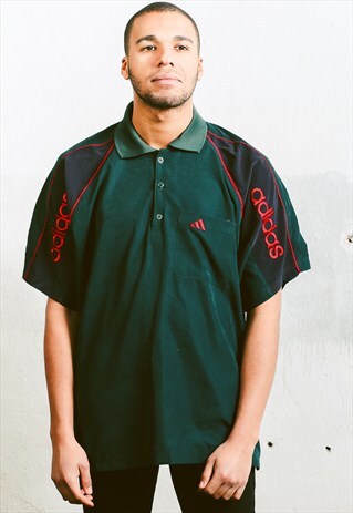 VINTAGE ADIDAS EQUIPMENT POLO SHIRT