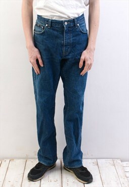 HUGO BOSS Vintage Mens W36 L34 Arkansas Straight Jeans Denim
