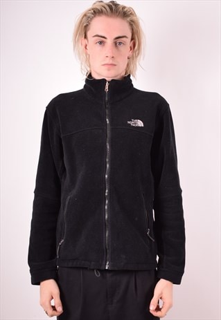 THE NORTH FACE MENS VINTAGE FLEECE JACKET MEDIUM BLACK 90S