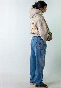 Light Blue Denim 90s Dickies  Cargo Skater Trousers Pants