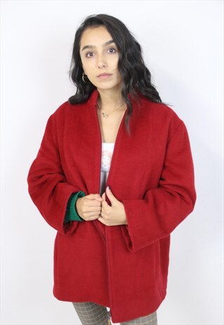 VINTAGE GIANFRANCO FERRE RED WOOLEN JACKET