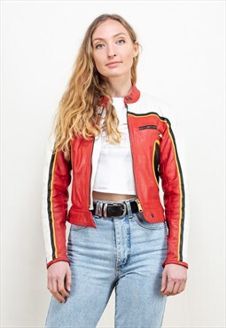 Vintage 90's Leather Racing Jacket