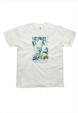 Katsushika Hokusai Yoro Waterfall in Mino Province T-Shirt