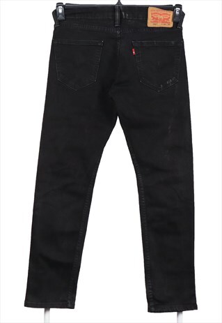 Vintage 90's Levi's Jeans / Pants 502 Slim Denim Black 28 x