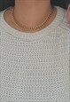 KINGSLEY. GOLD CHAIN STATEMENT NECKLACE