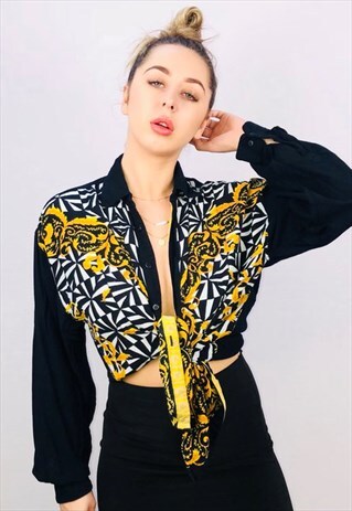 VINTAGE OVERSIZED PATTERN SHIRT