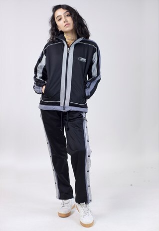 VINTAGE 90S DIADORA BLACK TRACKSUIT