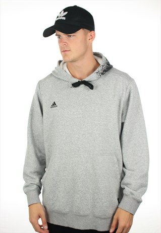 VINTAGE ADIDAS SMALL LOGO HOODIE SWEATSHIRT