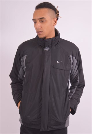 VINTAGE NIKE WINDBREAKER JACKET BLACK