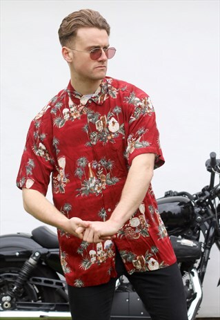 PIERRE CARDIN VINTAGE ISLAND LIFE SHORT SLEEVE SHIRT