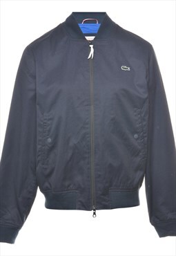 Lacoste Navy Classic Bomber Jacket - L