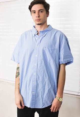 VINTAGE TOMMY HILFIGER SHIRT LOGO 90S XXL 8.2