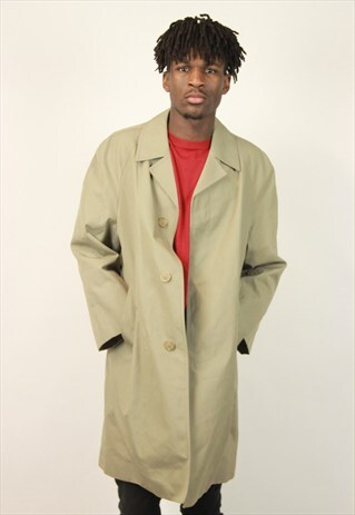 VINTAGE BEIGE TRENCH COAT