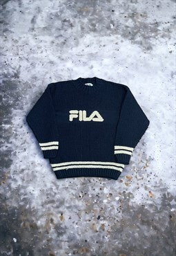 Vintage 90s Fila Knitted Jumper