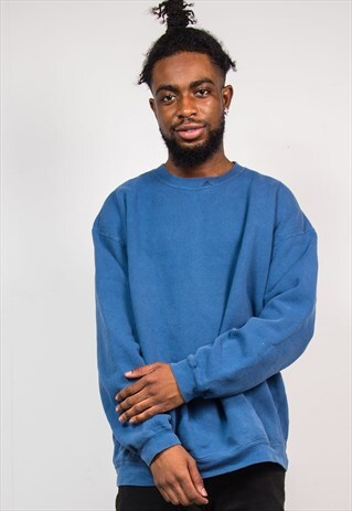 90'S VINTAGE BLUE ADIDAS SWEATSHIRT SWEATER