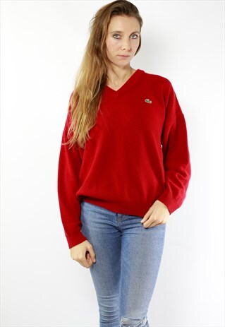 LACOSTE WOOL JUMPER / LACOSTE SWEATER / LACOSTE JUMPER