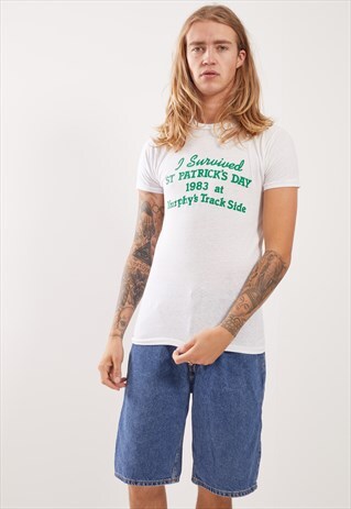 VINTAGE ST PATRICKS DAY GRAPHIC T-SHIRT