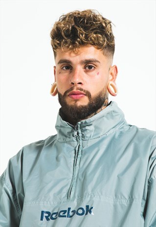 VINTAGE 90S 1/4 ZIP REEBOK JACKET / S5962
