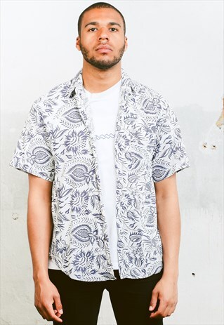 VINTAGE ABSTRACT PATTERN SHIRT