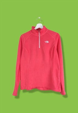 Vintage The North Face Fleece Quarter zip in Pink M