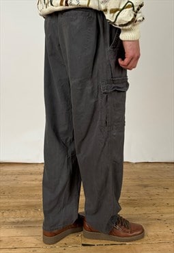 Vintage Wrangler Cargo Pants Men's Grey