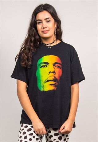 BOB MARLEY CREW NECK T-SHIRT