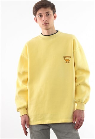 VINTAGE CAMEL CREW NECK 90S YELLOW