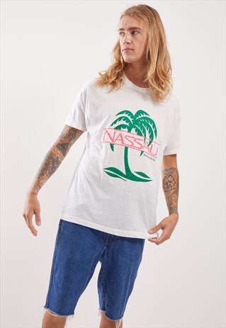 VINTAGE BAHAMAS GRAPHIC T-SHIRT