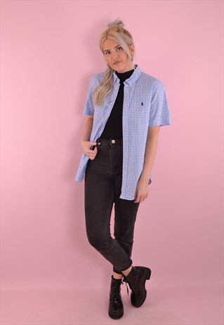 RALPH LAUREN GINGHAM SHIRT GRL1956