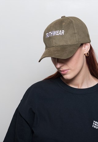 TRUTHWEAR SAGE SUEDE BASEBALL CAP