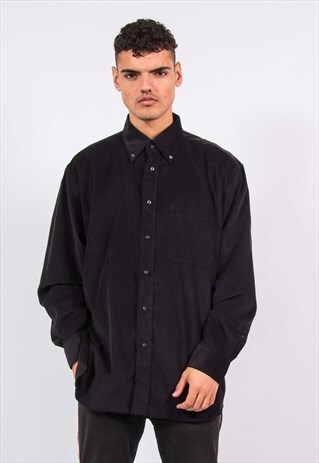 VINTAGE CORDUROY SHIRT BLACK CORD