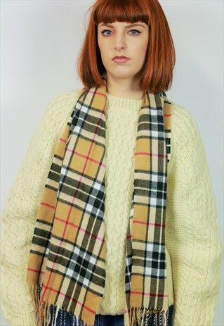 VINTAGE TARTAN SCARF
