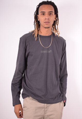 LEVI'S MENS VINTAGE TOP LONG SLEEVE XL GREY 90S