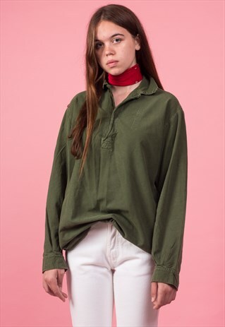 UNISEX KHAKI ARMY SHIRT